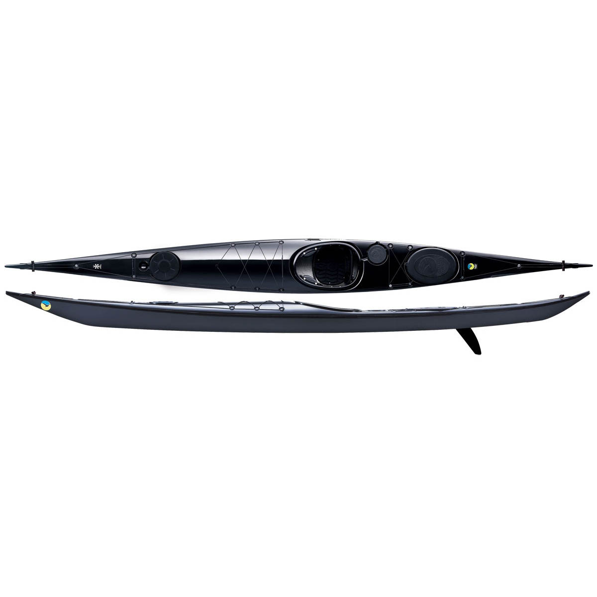 Seabird Black Pearl HV Greenland KAYAK DA MARE COMPOSITO KAYAK E